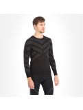 Thumbnail Odlo, Natural + Kinship Warm thermal shirt men melange black