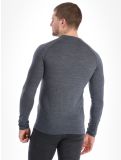 Thumbnail Odlo, Natural Performance PW 150 thermal shirt men Silver Cloud - India Ink Melange grey 