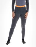 Thumbnail Odlo, Natural Performance PW 150 thermal pants women India Ink Melange  - Live Wire grey 