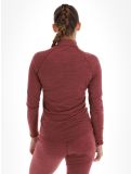 Thumbnail Odlo, Natural Performance PW 150 pullover women Cinnabar - Spiced Apple Melange burgundy 