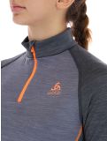 Thumbnail Odlo, Natural Performance PW 150 pullover women Folkstone Gray - India Ink Melange grey 