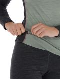 Thumbnail Odlo, Natural Performance PW 150 pullover women Matte Green - Dark Grey Melange green, grey 