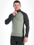 Thumbnail Odlo, Natural Performance PW 150 pullover men Matte Green - Dark Grey Melange green, grey 