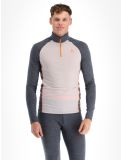 Thumbnail Odlo, Natural Performance PW 150 pullover men Silver Cloud - India Ink Melange grey 