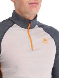 Thumbnail Odlo, Natural Performance PW 150 pullover men Silver Cloud - India Ink Melange grey 