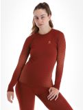 Thumbnail Odlo, Perfomance Warm Eco thermal shirt women Spiced Apple burgundy 