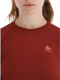 Thumbnail Odlo, Perfomance Warm Eco thermal shirt women Spiced Apple burgundy 