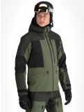 Thumbnail Peak Performance, M Gravity Gore-Tex 3L hardshell ski jacket men Olive Extreme / Offblack / Pine Needle black, green 