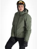 Thumbnail Peak Performance, M Maroon ski jacket men Pine Needle green 