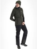 Thumbnail Peak Performance, M Rider Mid Zip Hood jacket men Olive Extreme Black black, green 