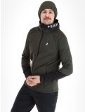 Thumbnail Peak Performance, M Rider Mid Zip Hood jacket men Olive Extreme Black black, green 