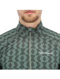 Thumbnail Peak Performance, Spirit Half Zip Printed thermal shirt men pattern green