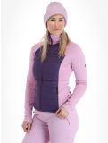 Thumbnail Peak Performance, W Down Hybrid Hood jacket women Indigo Statice Lilac pink 