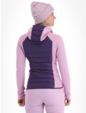 Thumbnail Peak Performance, W Down Hybrid Hood jacket women Indigo Statice Lilac pink 