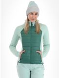 Thumbnail Peak Performance, W Down Hybrid Hood jacket women Smoke Pine Delta Green green 