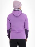 Thumbnail Peak Performance, W Rider Mid Zip Hood jacket women Action Lilac Indigo purple 