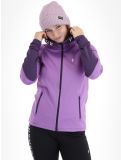 Thumbnail Peak Performance, W Rider Mid Zip Hood jacket women Action Lilac Indigo purple 