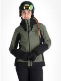 Thumbnail Peak Performance, W Rider Tech 2L ski jacket women Pine Needle / Black black, green 