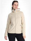 Thumbnail Peak Performance, W Rider Zip Hood jacket women Sand Fog beige 