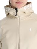 Thumbnail Peak Performance, W Rider Zip Hood jacket women Sand Fog beige 