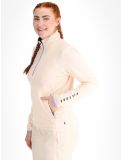 Thumbnail Picture, Bake W 1/4 Grid pullover women Vanilla beige 