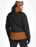 Thumbnail Picture, Broader 3L hardshell ski jacket men Black Chocolate black, brown 