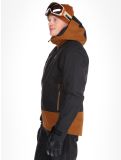 Thumbnail Picture, Broader 3L hardshell ski jacket men Black Chocolate black, brown 