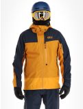 Thumbnail Picture, Broader 3L hardshell ski jacket men Camel-Dark Blue blue, orange 