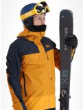 Thumbnail Picture, Broader 3L hardshell ski jacket men Camel-Dark Blue blue, orange 