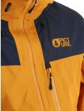 Thumbnail Picture, Broader 3L hardshell ski jacket men Camel-Dark Blue blue, orange 