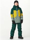 Thumbnail Picture, Cossmo ski jacket kids Ponderosa Pine Golden Lauren Wreath green, yellow 