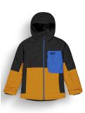 Thumbnail Picture, Daumy ski jacket kids Black Honey Deep Marine black, brown 