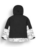 Thumbnail Picture, Daumy ski jacket kids Black Mood Print Honey black, blue, orange 