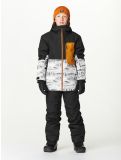 Thumbnail Picture, Daumy ski jacket kids Black Mood Print Honey black, blue, orange 