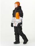 Thumbnail Picture, Daumy ski jacket kids Black Mood Print Honey black, blue, orange 