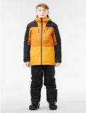 Thumbnail Picture, Daumy ski jacket kids Cathay Spice-Black black, brown, yellow 