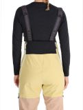 Thumbnail Picture, Elwy BIB ski pants women Hemp Roebuck Lime Cream brown 