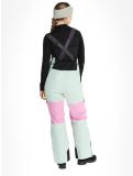 Thumbnail Picture, Elwy BIB ski pants women Silt Green Orchid Acid Lime green, pink 