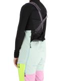 Thumbnail Picture, Elwy BIB ski pants women Silt Green Orchid Acid Lime green, pink 