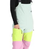 Thumbnail Picture, Elwy BIB ski pants women Silt Green Orchid Acid Lime green, pink 