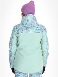 Thumbnail Picture, Exa ski jacket women Blurry Water Print Silt Green green 