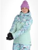 Thumbnail Picture, Exa ski jacket women Blurry Water Print Silt Green green 