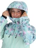 Thumbnail Picture, Exa ski jacket women Blurry Water Print Silt Green green 