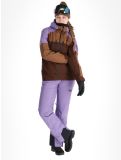 Thumbnail Picture, Exa ski jacket women Paisley Purple Cocoa Brown Chicory Coffee brown, purple 