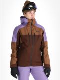 Thumbnail Picture, Exa ski jacket women Paisley Purple Cocoa Brown Chicory Coffee brown, purple 