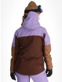 Thumbnail Picture, Exa ski jacket women Paisley Purple Cocoa Brown Chicory Coffee brown, purple 