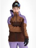 Thumbnail Picture, Exa ski jacket women Paisley Purple Cocoa Brown Chicory Coffee brown, purple 