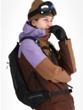 Thumbnail Picture, Exa ski jacket women Paisley Purple Cocoa Brown Chicory Coffee brown, purple 