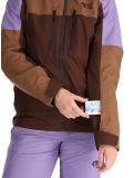 Thumbnail Picture, Exa ski jacket women Paisley Purple Cocoa Brown Chicory Coffee brown, purple 