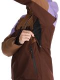 Thumbnail Picture, Exa ski jacket women Paisley Purple Cocoa Brown Chicory Coffee brown, purple 